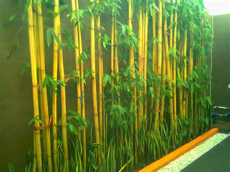 Hiasan Taman Pagar Bambu Jepang Dan Bambu Kuning di Kota Jakarta